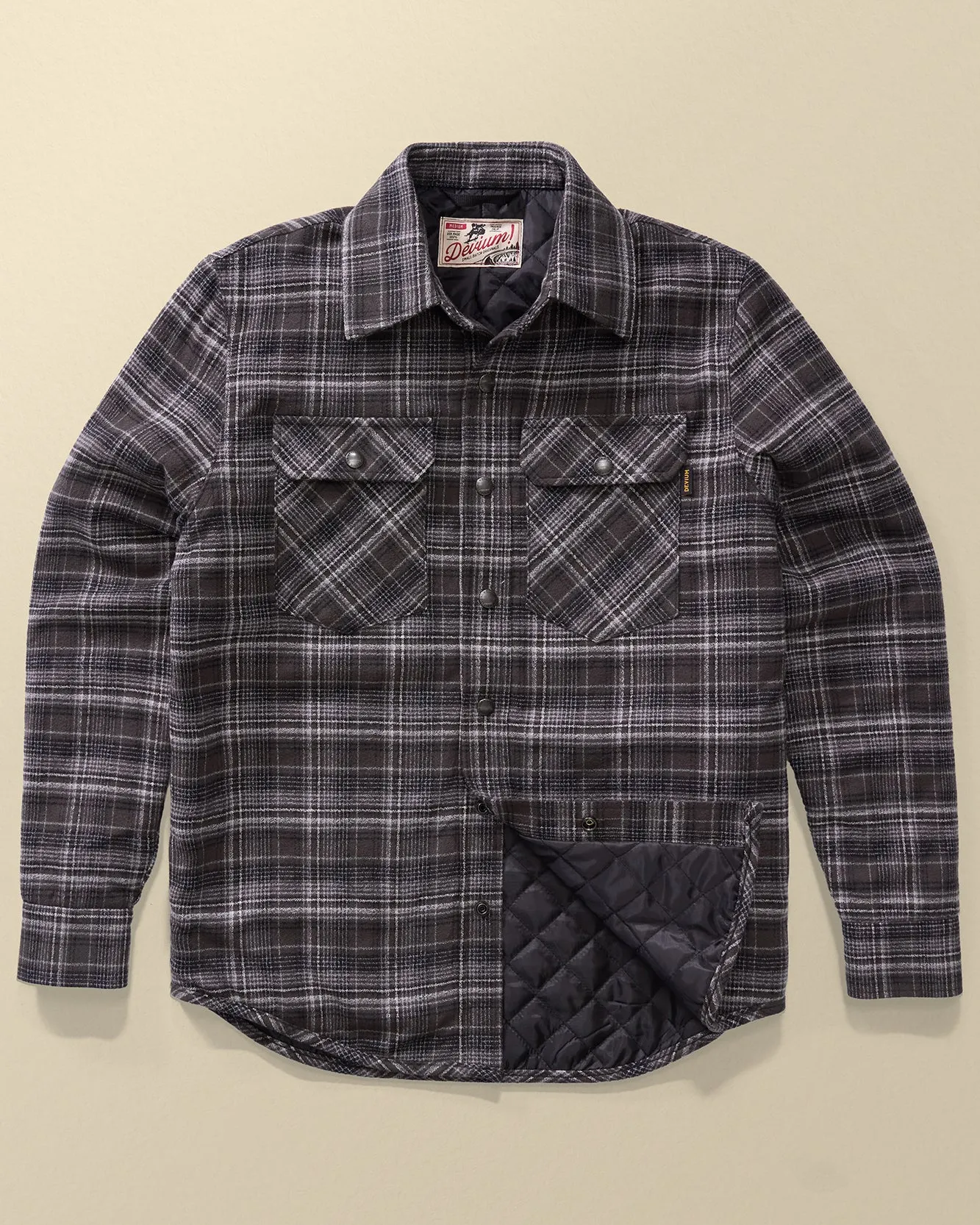 Stampede Quilt Lined Flannel Jacket sold by Devium USA product image thumbnail 5