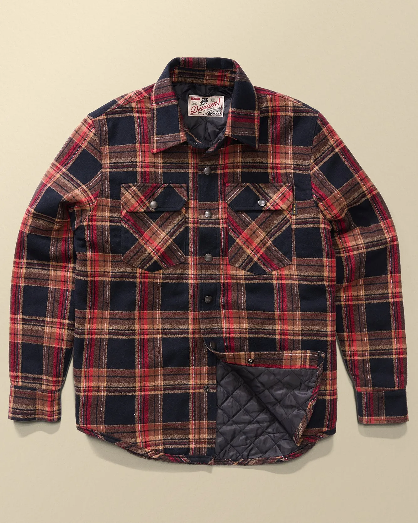 Stampede Quilt Lined Flannel Jacket sold by Devium USA