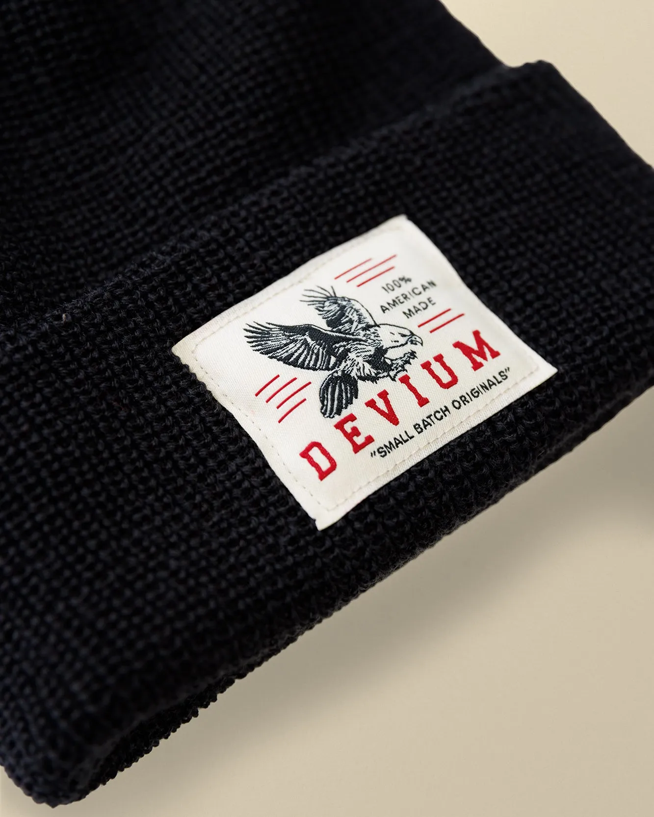 Delaine Merino Wool Beanie sold by Devium USA product image thumbnail 5