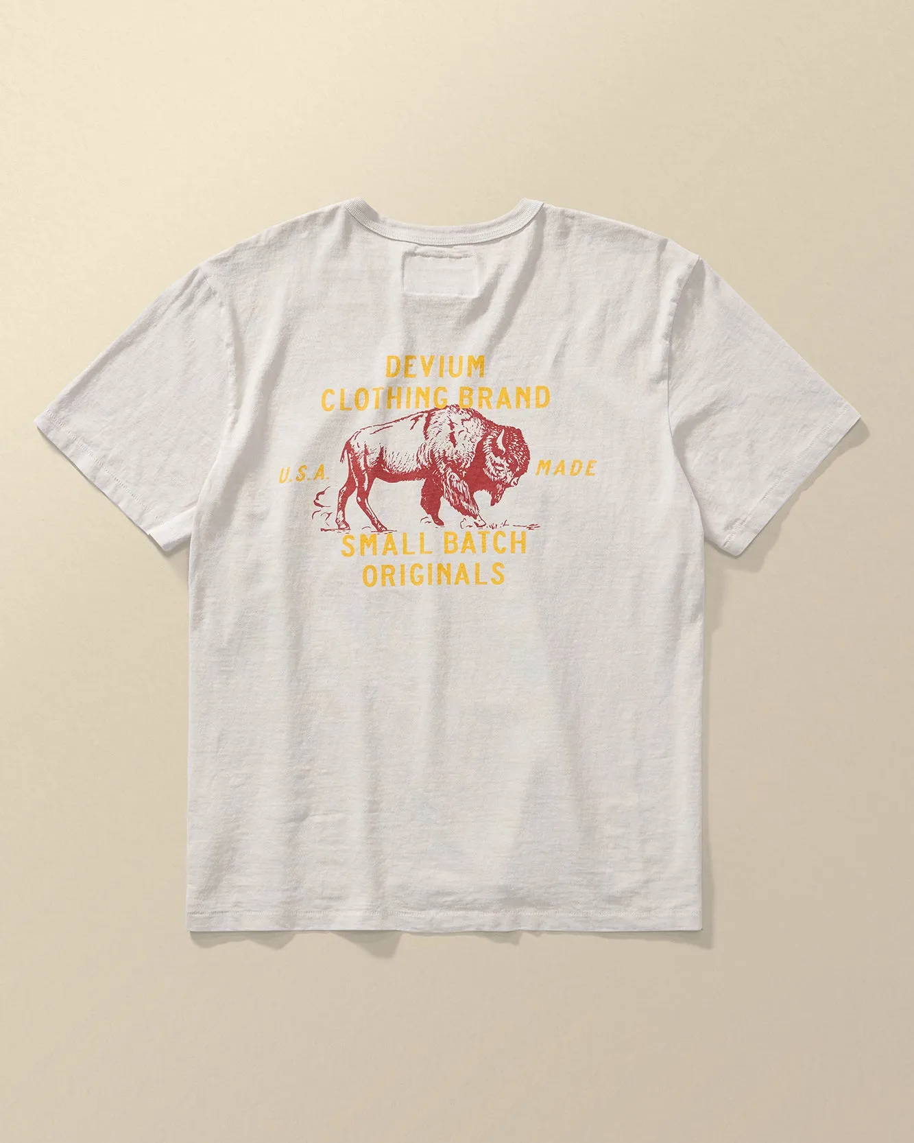 Roamin' Bison Sidewalk Tee sold by Devium USA product image thumbnail 4