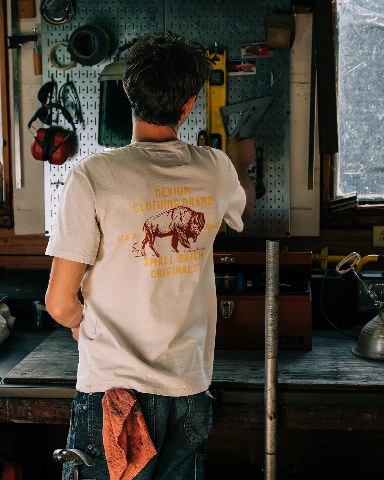 Roamin' Bison Sidewalk Tee sold by Devium USA product image thumbnail 3