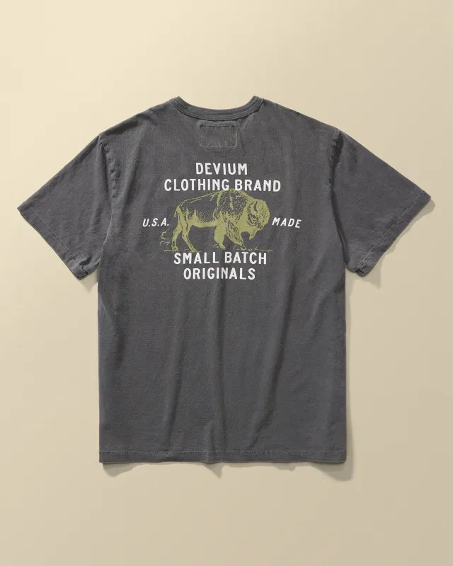 Roamin' Bison Sidewalk Tee sold by Devium USA