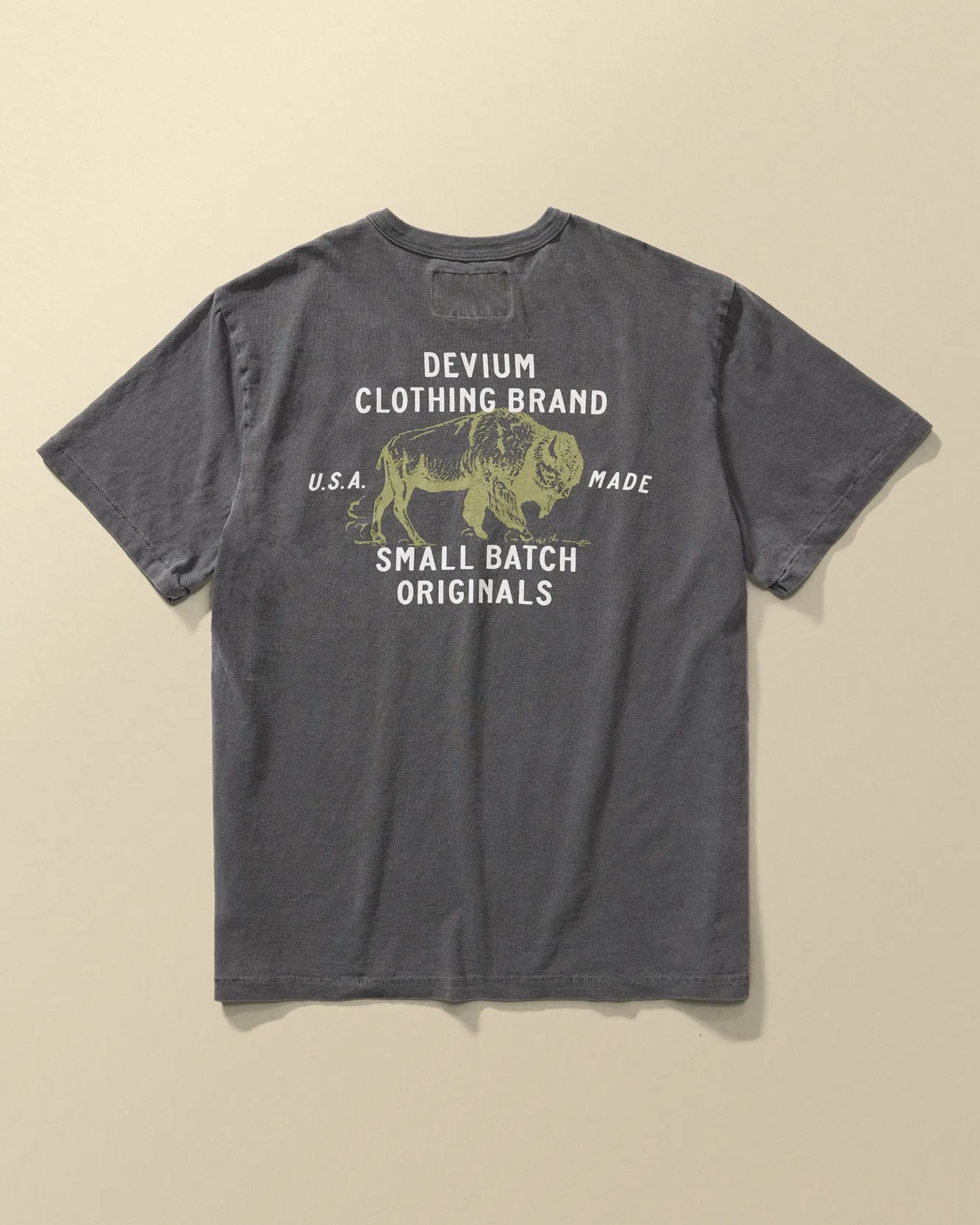 Roamin' Bison Sidewalk Tee sold by Devium USA