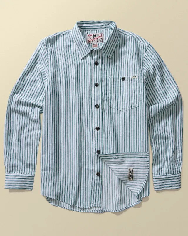 Bodega Striped Long Sleeve Shirt sold by Devium USA
