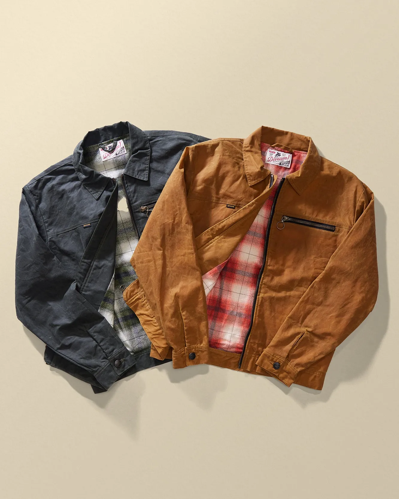 Overdrive Waxed Canvas Trucker Jacket sold by Devium USA product image thumbnail 2
