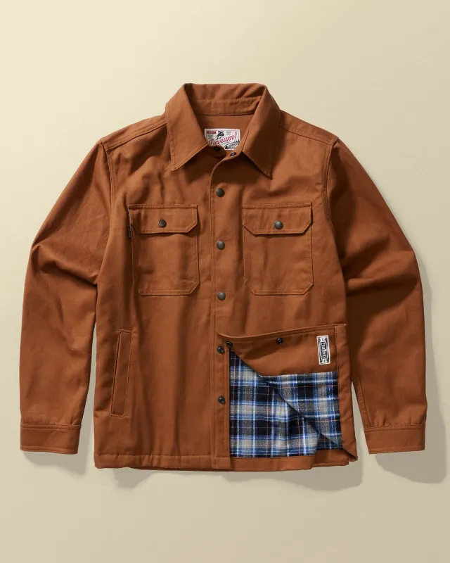 Royale Limited Edition Flannel-Lined Denim Jacket sold by Devium USA