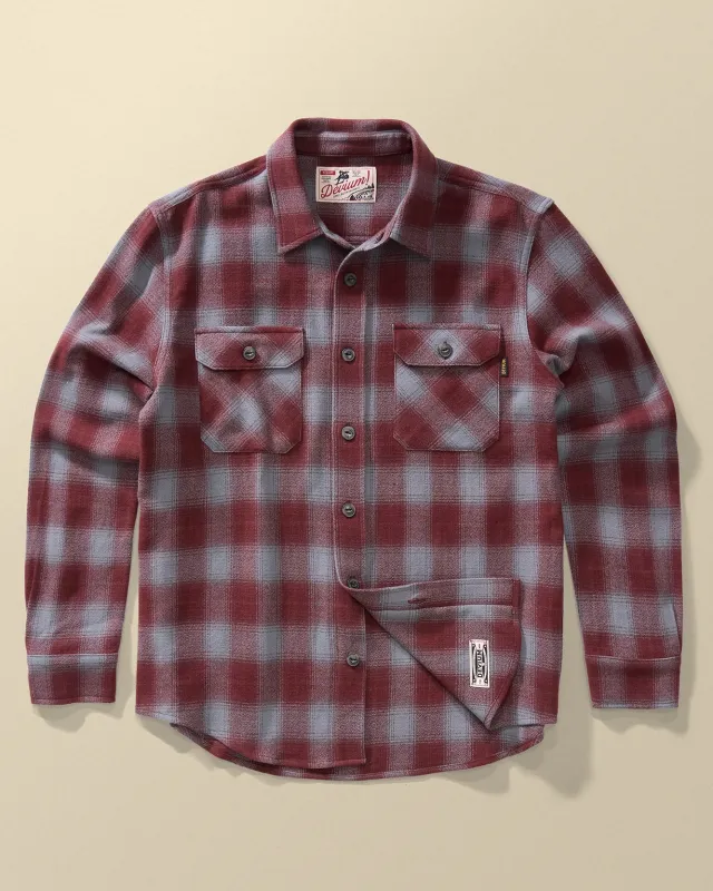 Boca Long Sleeve Flannel Shirt sold by Devium USA