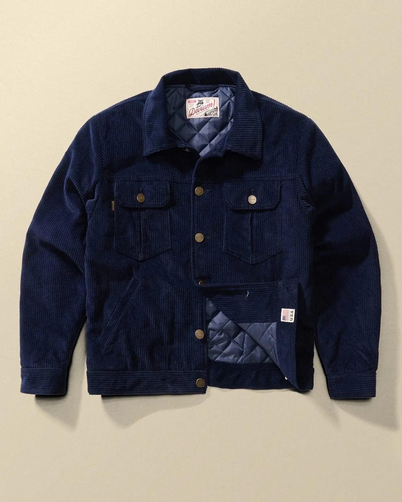 The Gene Vintage Corduroy Jacket sold by Devium USA product image thumbnail 3