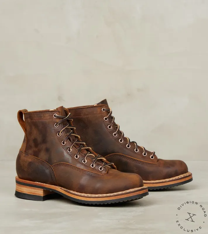 LTT Cutter 350 - 55 - Vibram Mini Lug - CF Stead Bronze Brown Rambler sold by Division Road