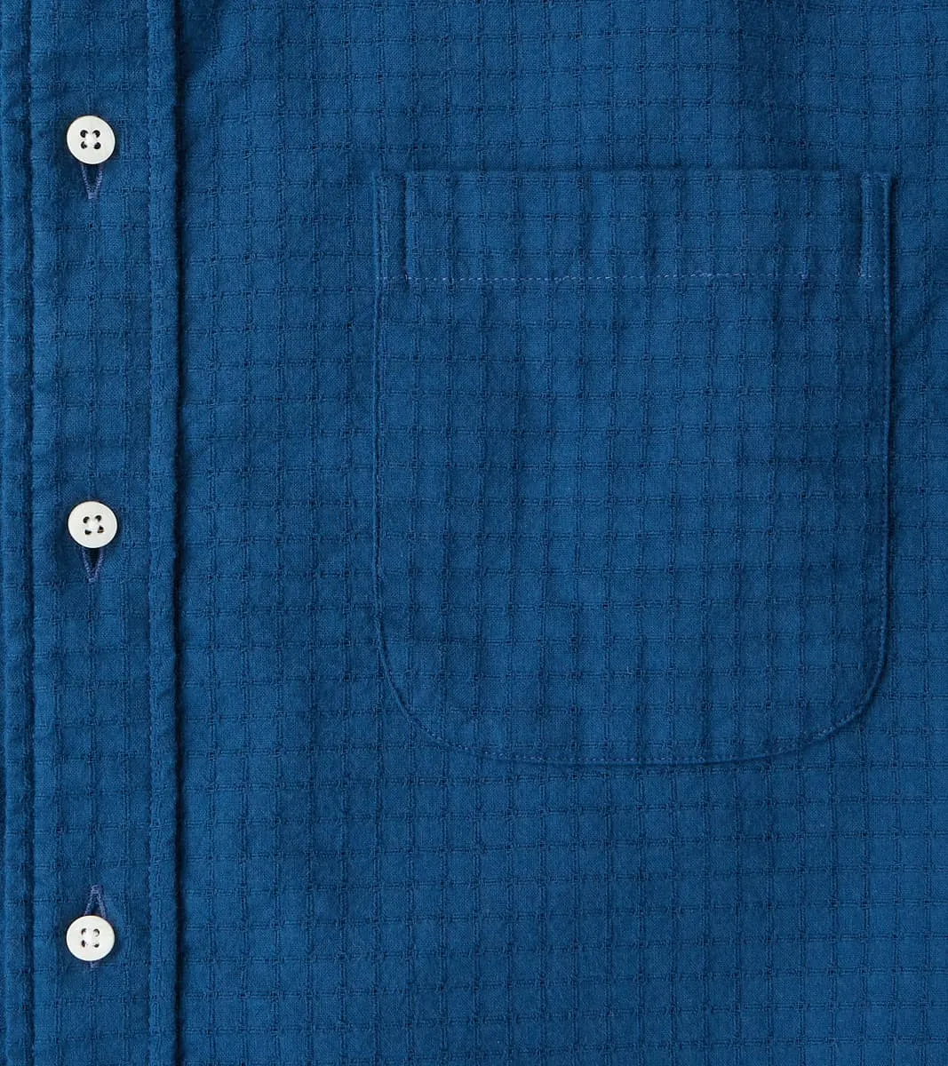 Japanese Waffle Dobby Camper - Blue sold by Division Road product image thumbnail 5