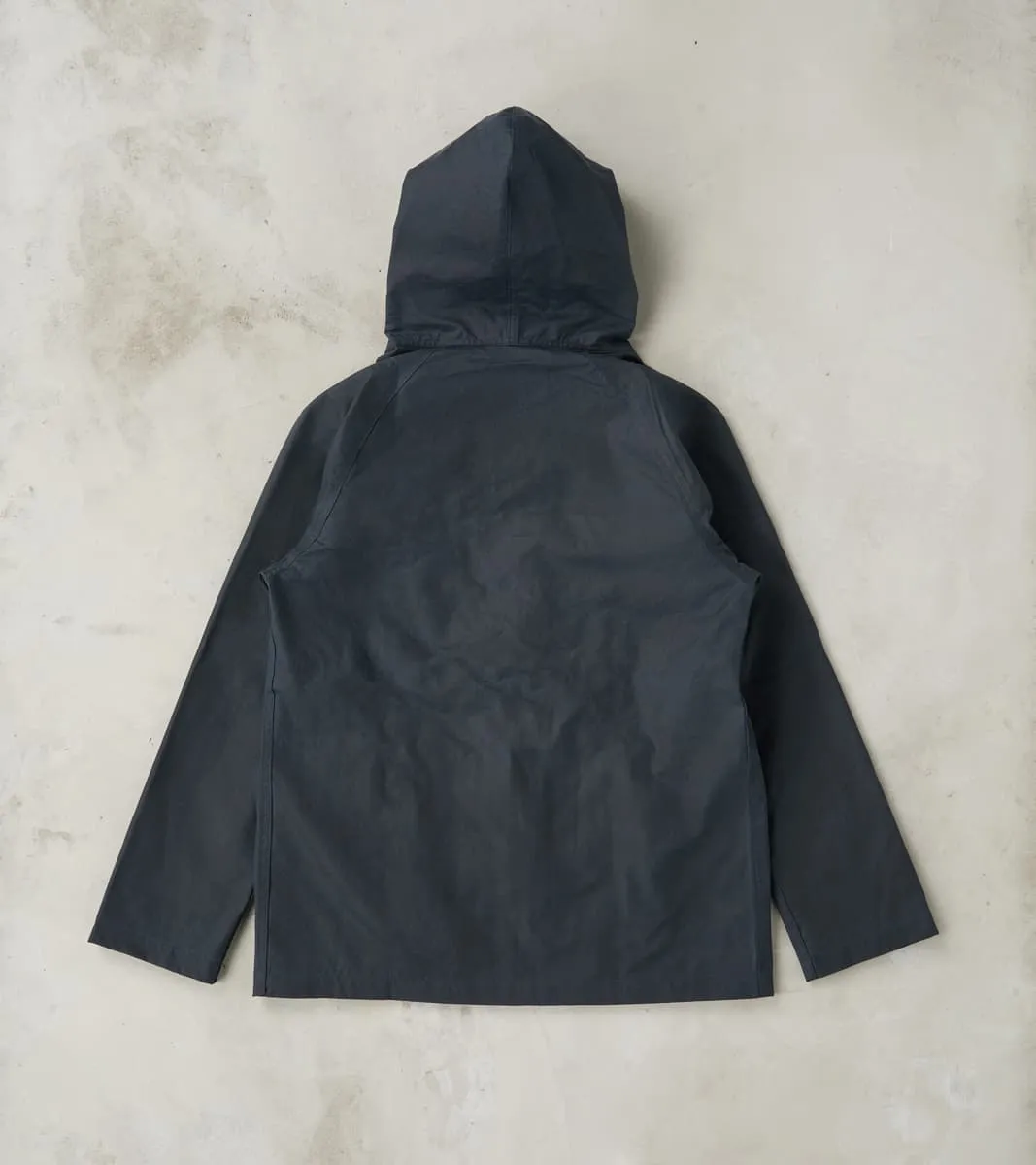 Heavy Duty Raincoat - 10oz H.Stevensons® Waxed Canvas - Dark Navy sold by Division Road product image thumbnail 2