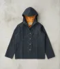 Heavy Duty Raincoat - 10oz H.Stevensons® Waxed Canvas - Dark Navy sold by Division Road
