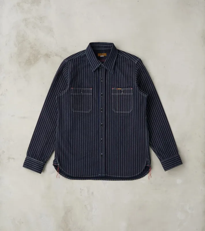 266-IND - Work Shirt - 12oz Indigo Wabash Twill sold by Division Road