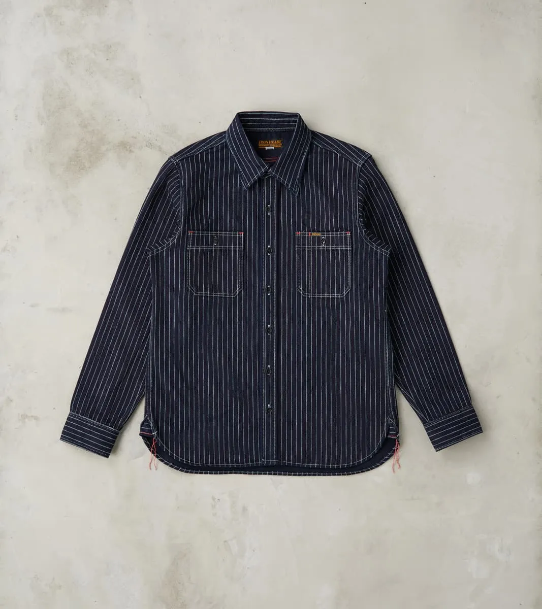 266-IND - Work Shirt - 12oz Indigo Wabash Twill sold by Division Road