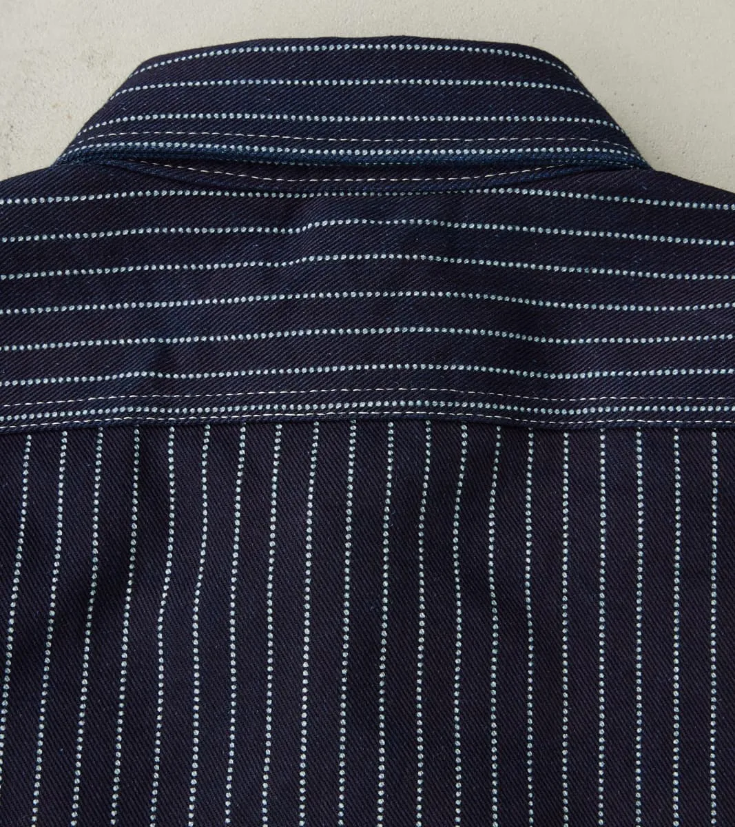 266-IND - Work Shirt - 12oz Indigo Wabash Twill sold by Division Road product image thumbnail 4