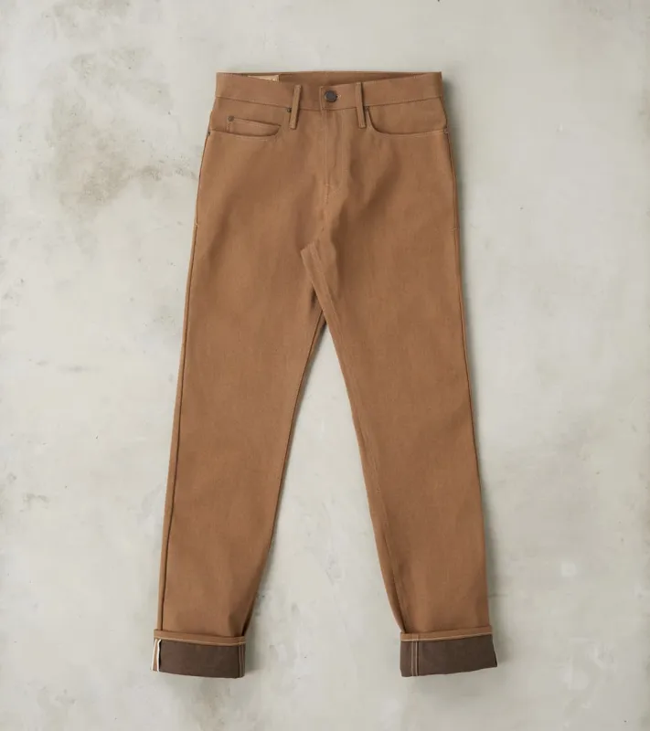Portola - Classic Tapered - 15oz Brown Denim sold by Division Road