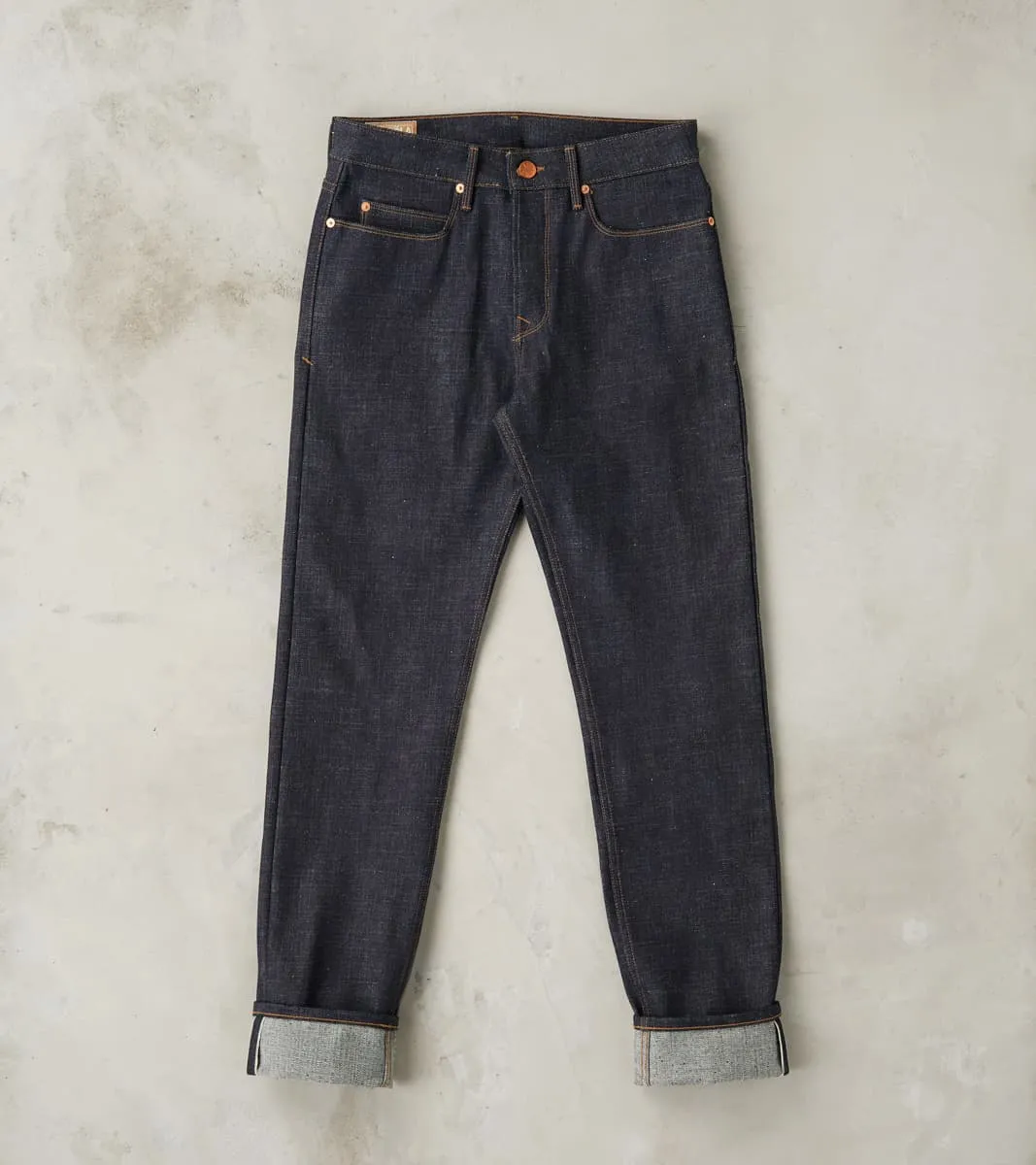Portola - Classic Tapered - 17oz Indigo Slub sold by Division Road
