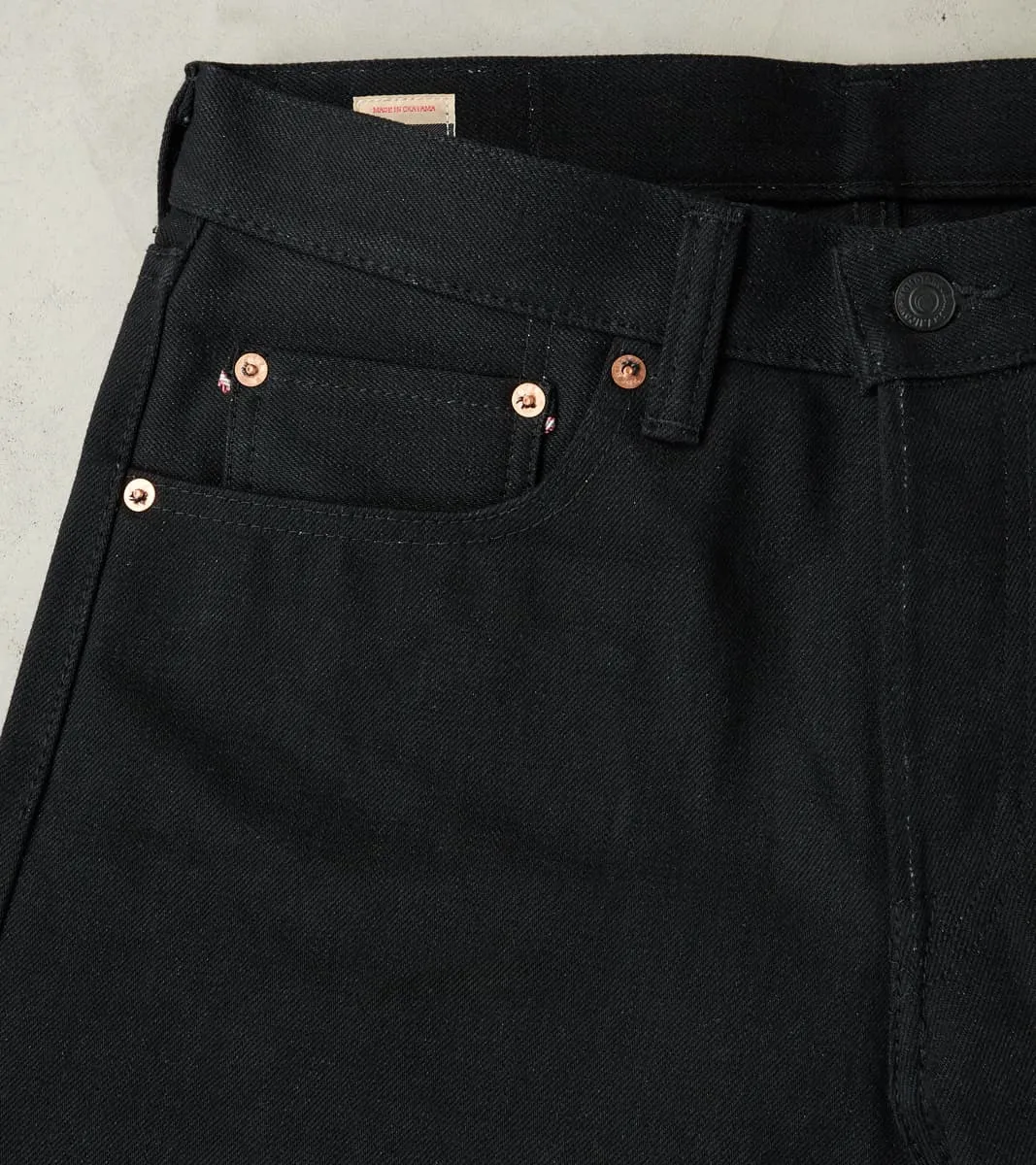 0405-B - High Tapered - 15.7oz Black x Black sold by Division Road product image thumbnail 4