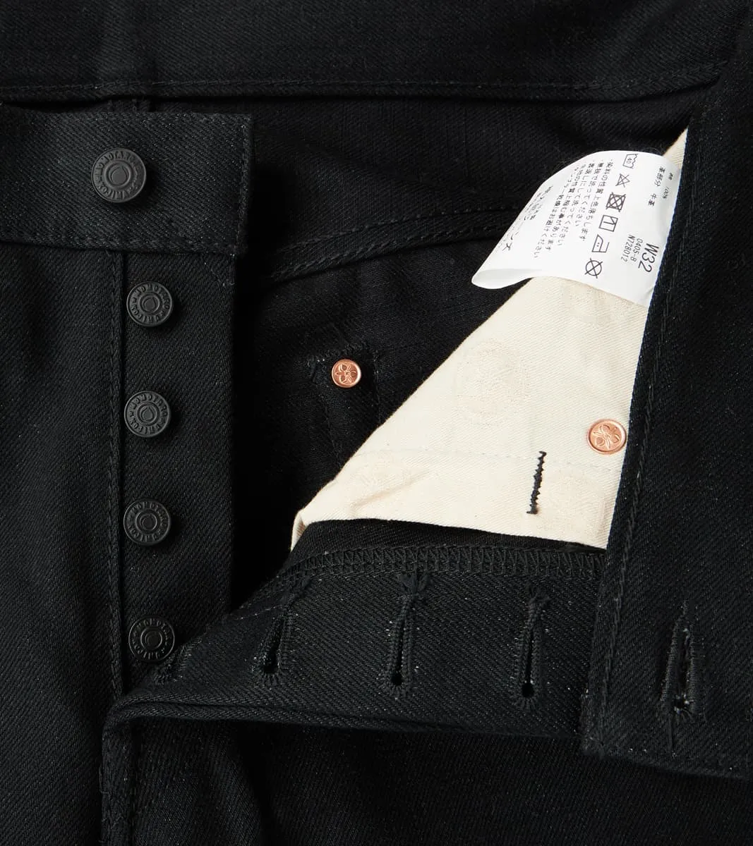 0405-B - High Tapered - 15.7oz Black x Black sold by Division Road product image thumbnail 5