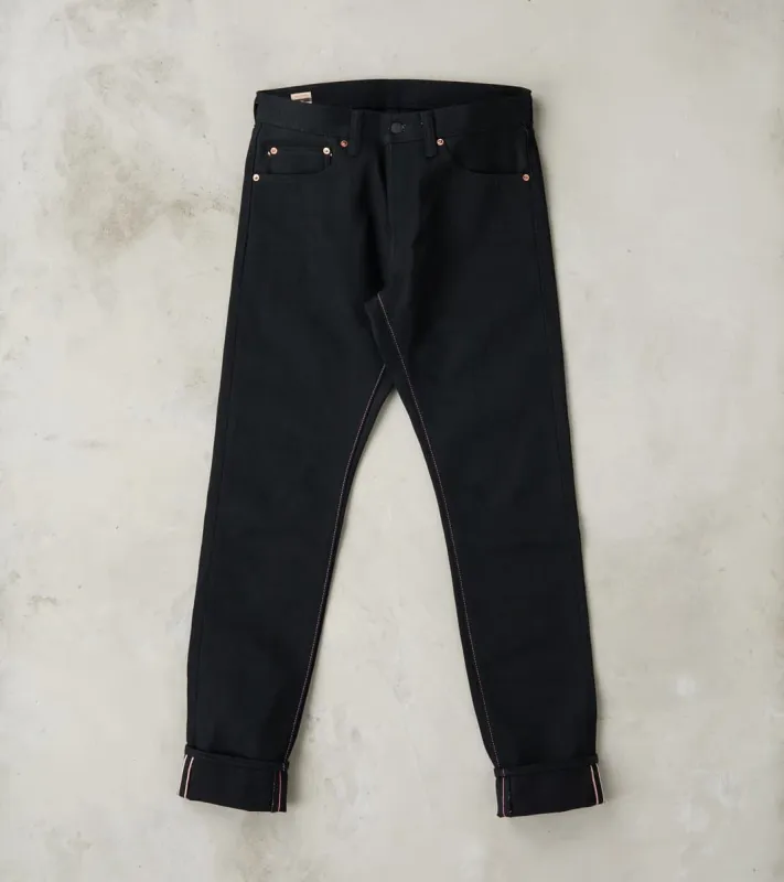 0405-B - High Tapered - 15.7oz Black x Black sold by Division Road