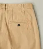 Seattle Pleated Trouser - Camel Herringbone Twill sold by Division Road