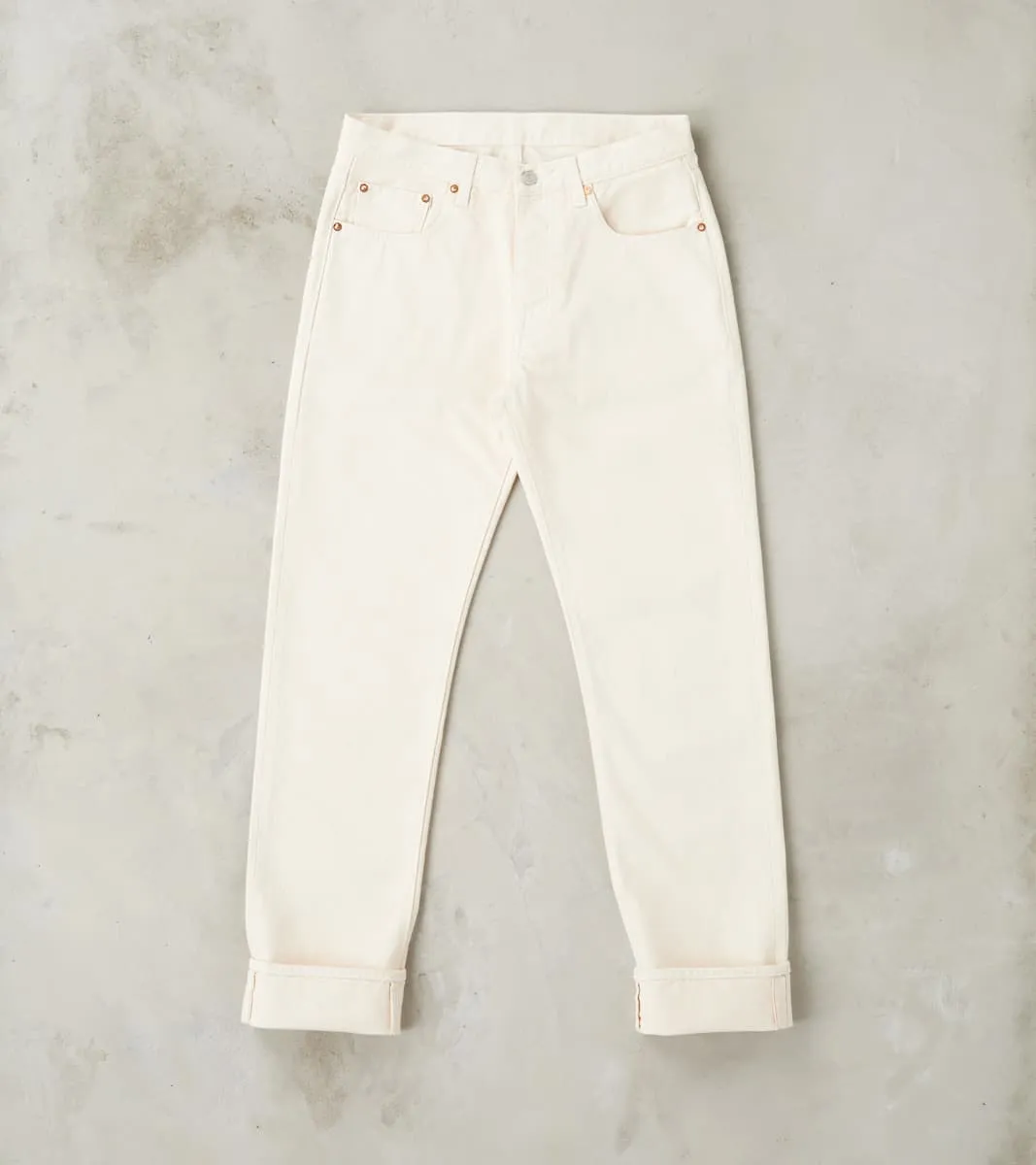 John Five Pocket - Natural Selvedge Denim sold by Division Road