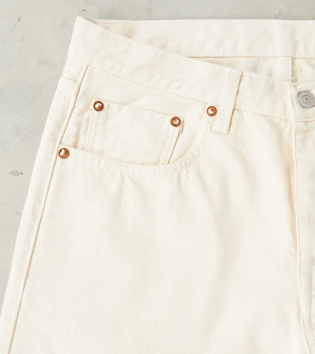 John Five Pocket - Natural Selvedge Denim sold by Division Road product image thumbnail 4