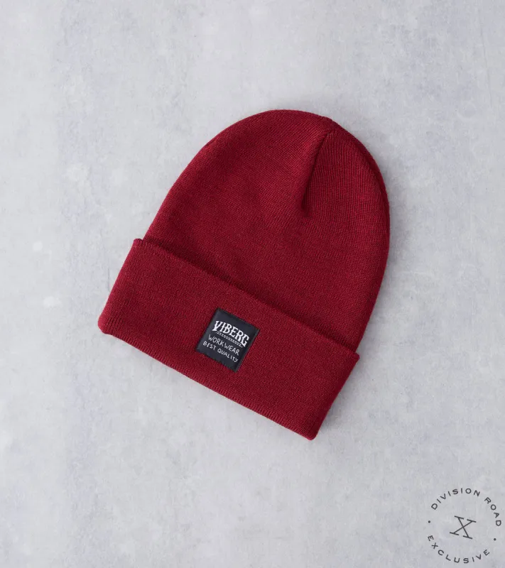 Workwear Beanie - Burgundy sold by Division Road