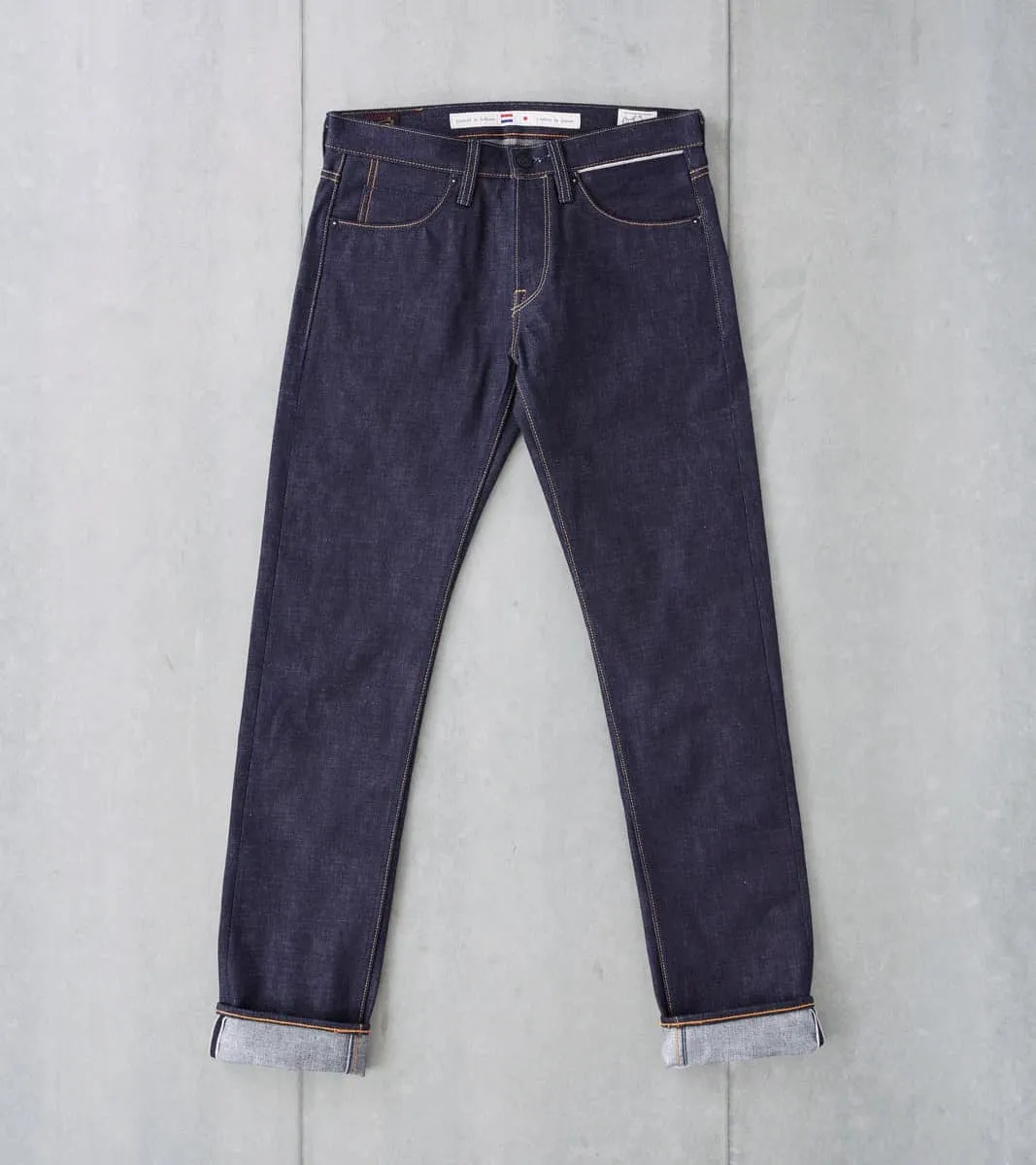 BDD-006 - Mid Slim - 15.7oz Deep Indigo sold by Division Road