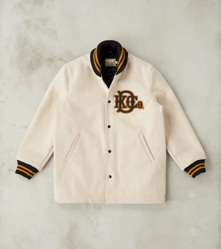 Car Club Coat - Vanilla Melton sold by Division Road