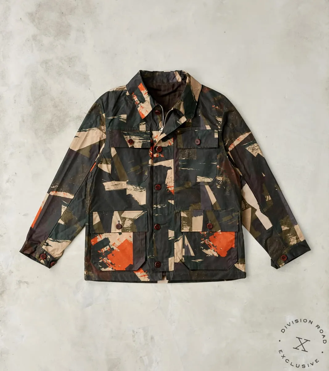 TWCXDR Field Jacket - TWC Camouflage Waxed Canvas sold by Division Road