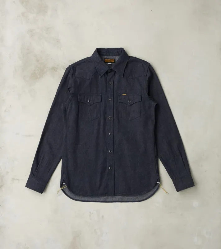 350-IND - Western - 10oz Selvedge Denim Indigo sold by Division Road