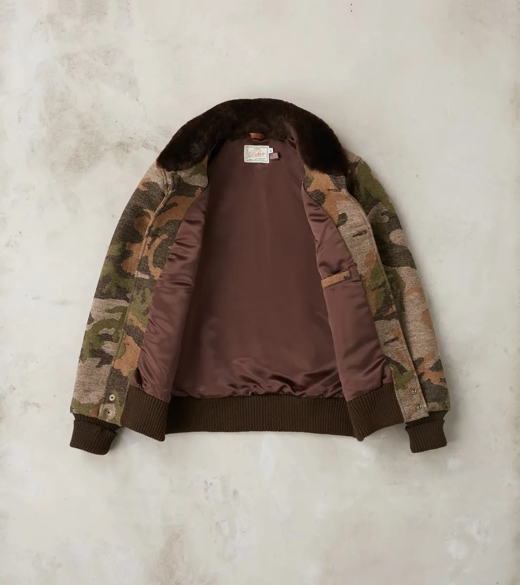 Winston Jacket - Pendleton® Jacquard Wool - Camouflage sold by Division Road product image thumbnail 3