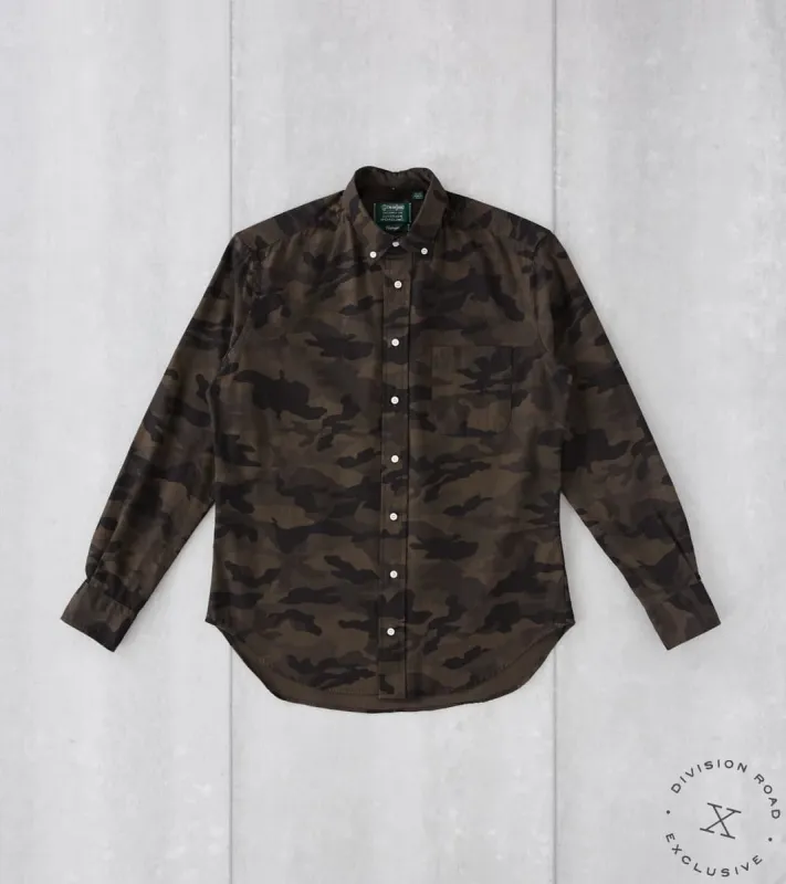 Japanese Camouflage Oxford - Woodland Black sold by Division Road