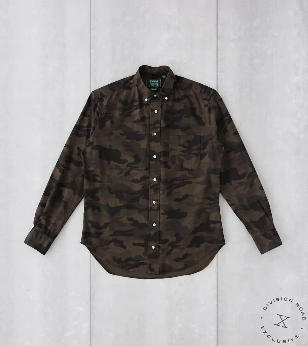 Japanese Camouflage Oxford - Woodland Black sold by Division Road