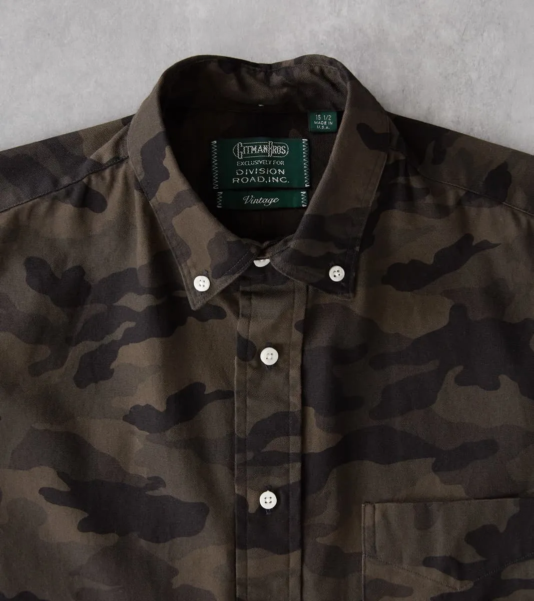 Japanese Camouflage Oxford - Woodland Black sold by Division Road product image thumbnail 4