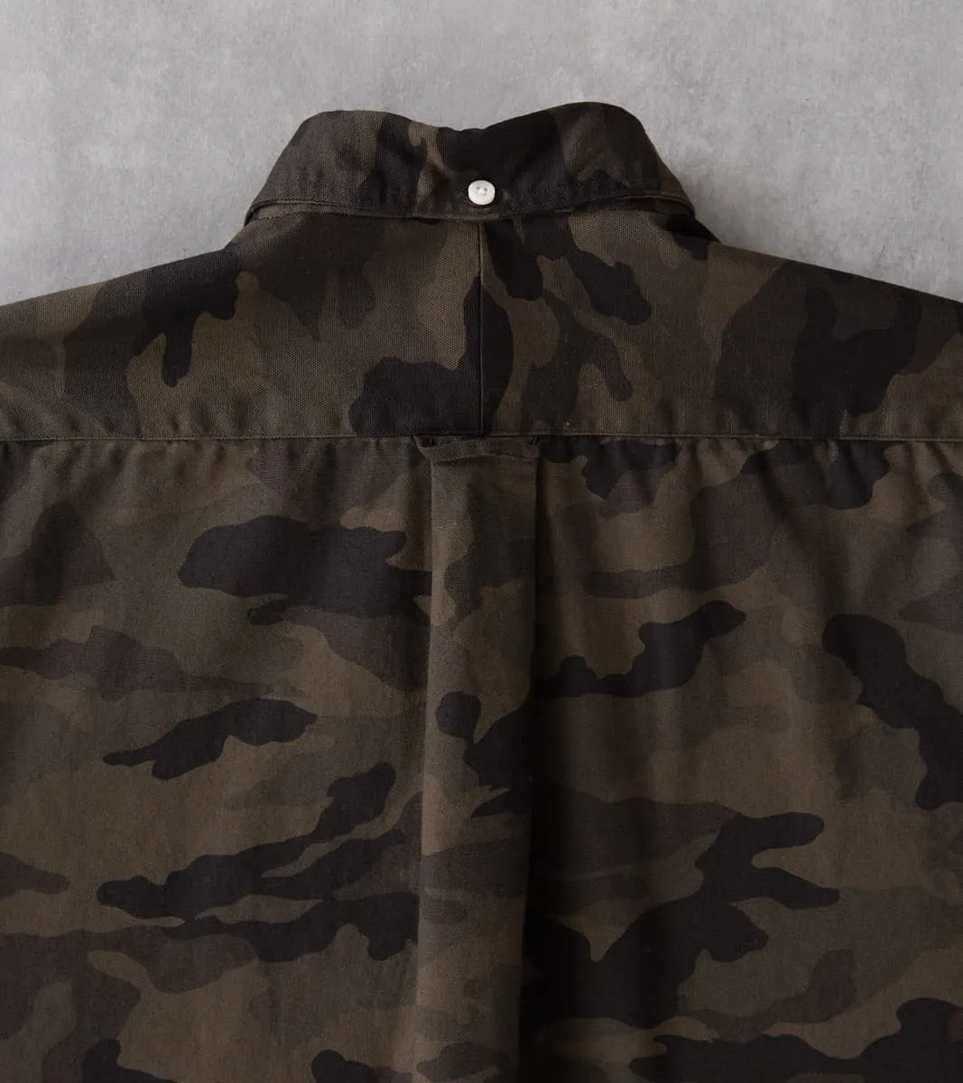 Japanese Camouflage Oxford - Woodland Black sold by Division Road product image thumbnail 5