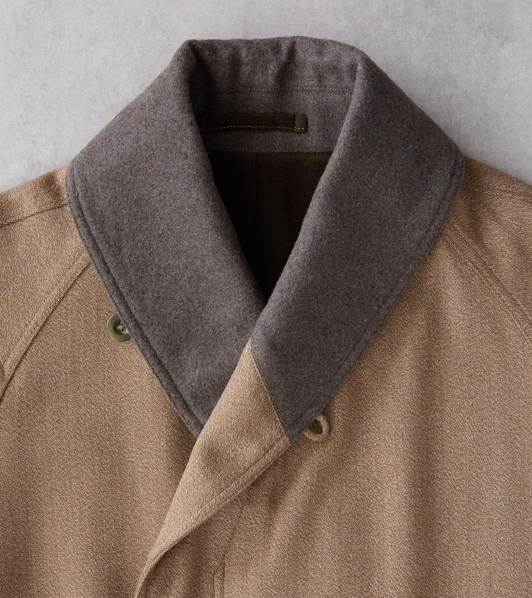 English Army Kapok Covert Coat - Fox Brothers® Fawn Covert Cloth sold by Division Road product image thumbnail 4