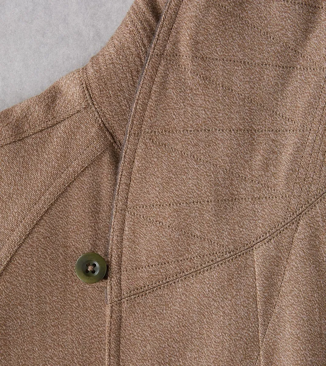 English Army Kapok Covert Coat - Fox Brothers® Fawn Covert Cloth sold by Division Road product image thumbnail 5