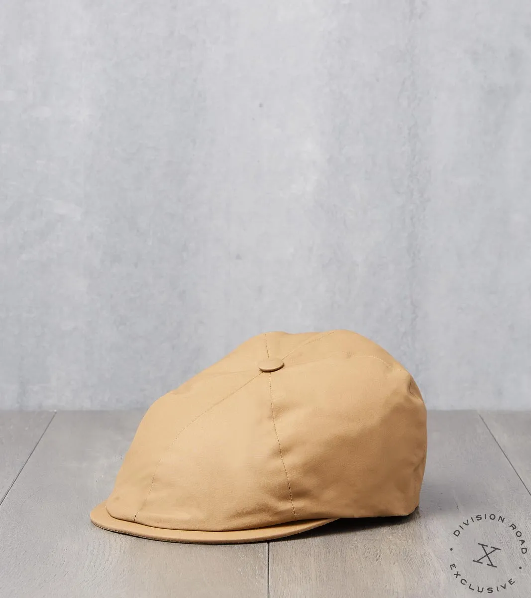 Toni Cap - British Millerain Dry Waxed Canvas - Camel sold by Division Road