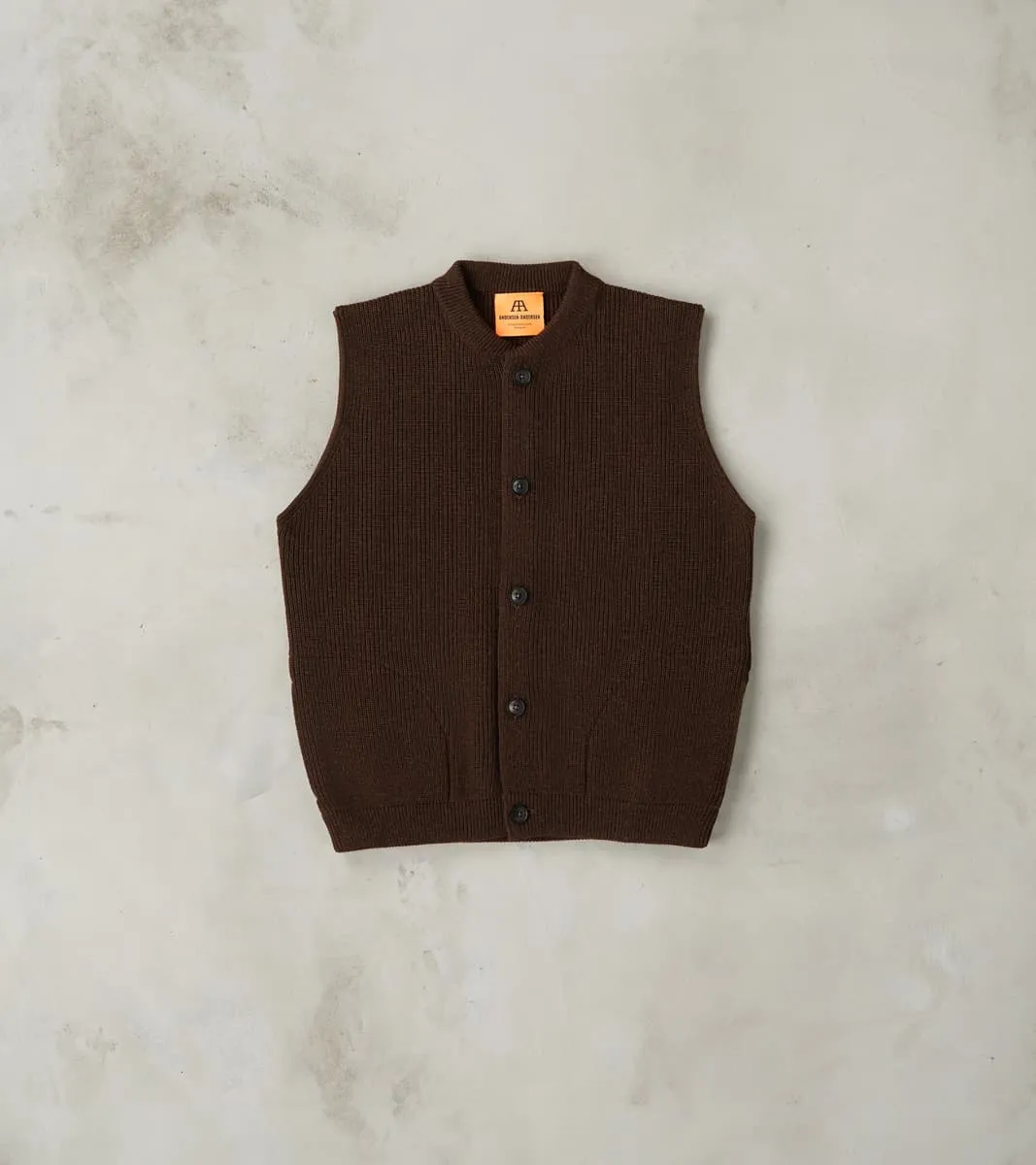 Skipper Vest - Natural Brown sold by Division Road