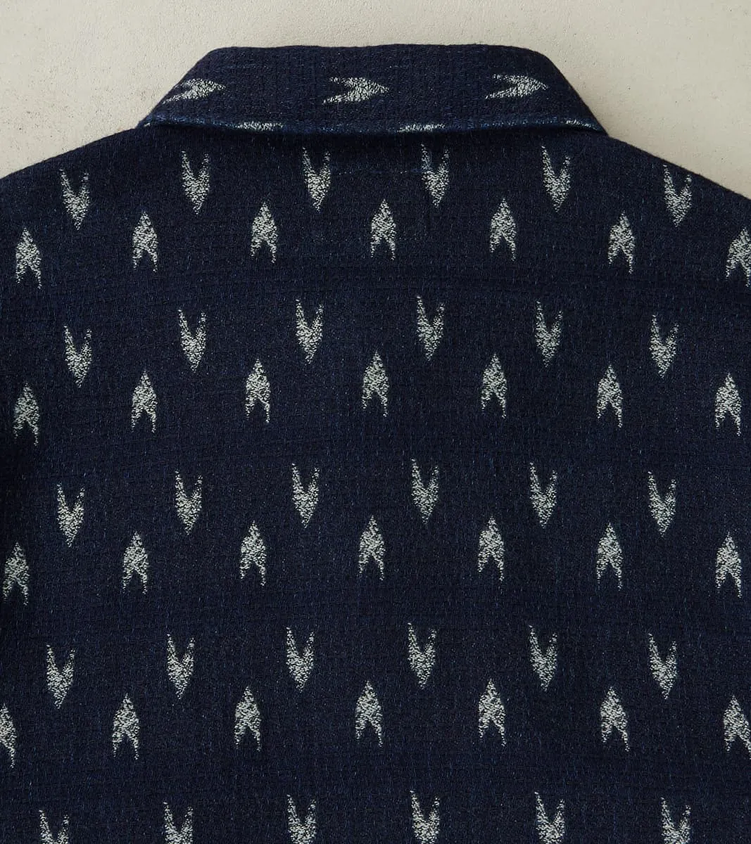 Arrow Yagasuri Indigo Sashiko Shirt sold by Division Road product image thumbnail 4