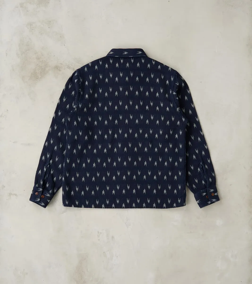 Arrow Yagasuri Indigo Sashiko Shirt sold by Division Road product image thumbnail 2