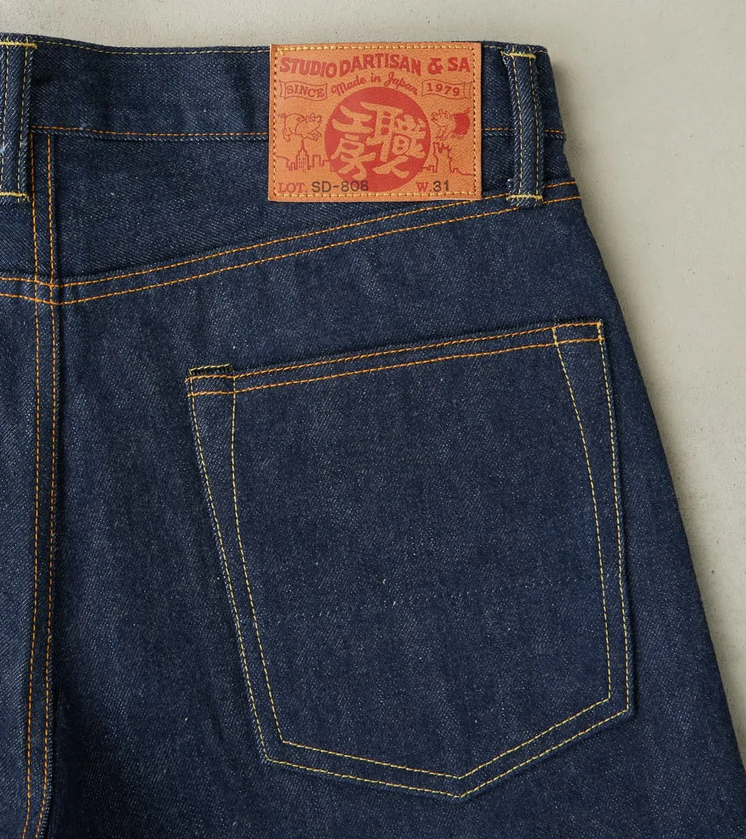 SD-808 - Relaxed Tapered Natural Indigo sold by Division Road product image thumbnail 3
