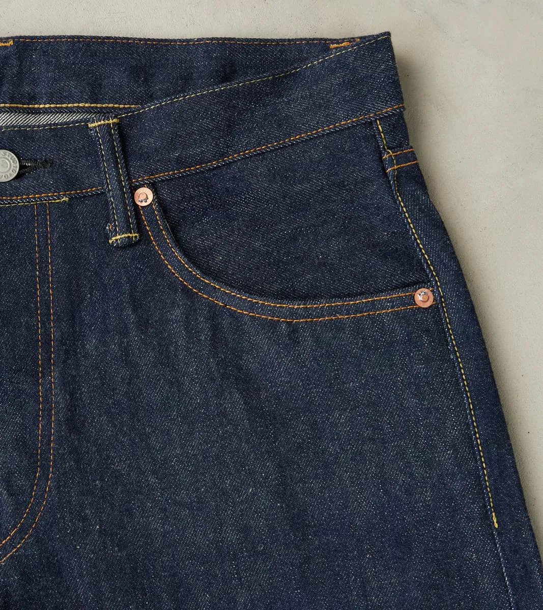 SD-808 - Relaxed Tapered Natural Indigo sold by Division Road product image thumbnail 4