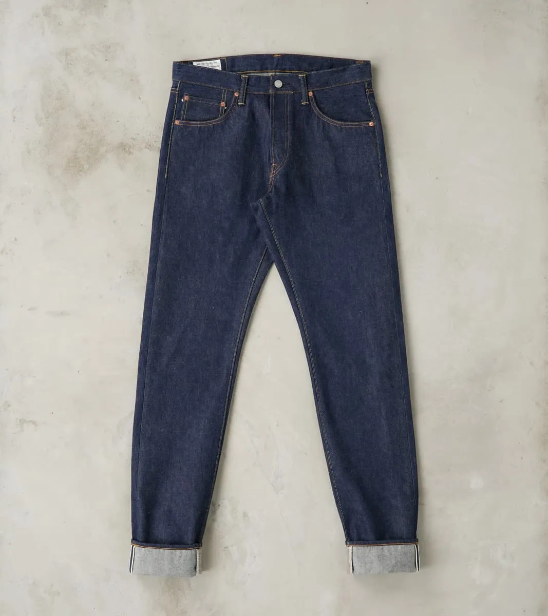 SD-808 - Relaxed Tapered Natural Indigo sold by Division Road