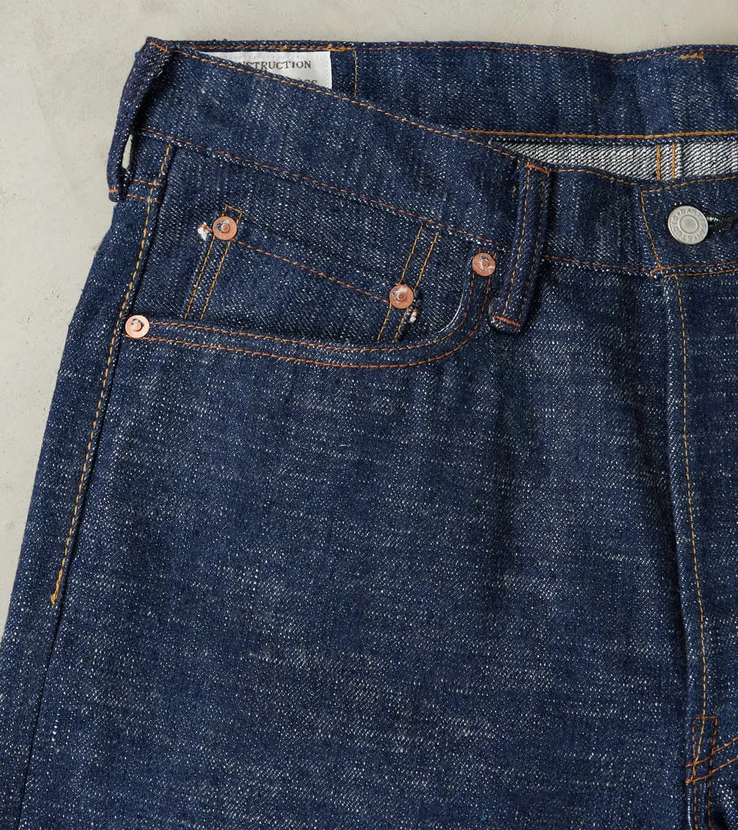 SP-108 Regular Straight 45th Anniversary Extreme Slub Kasezome Indigo sold by Division Road product image thumbnail 5