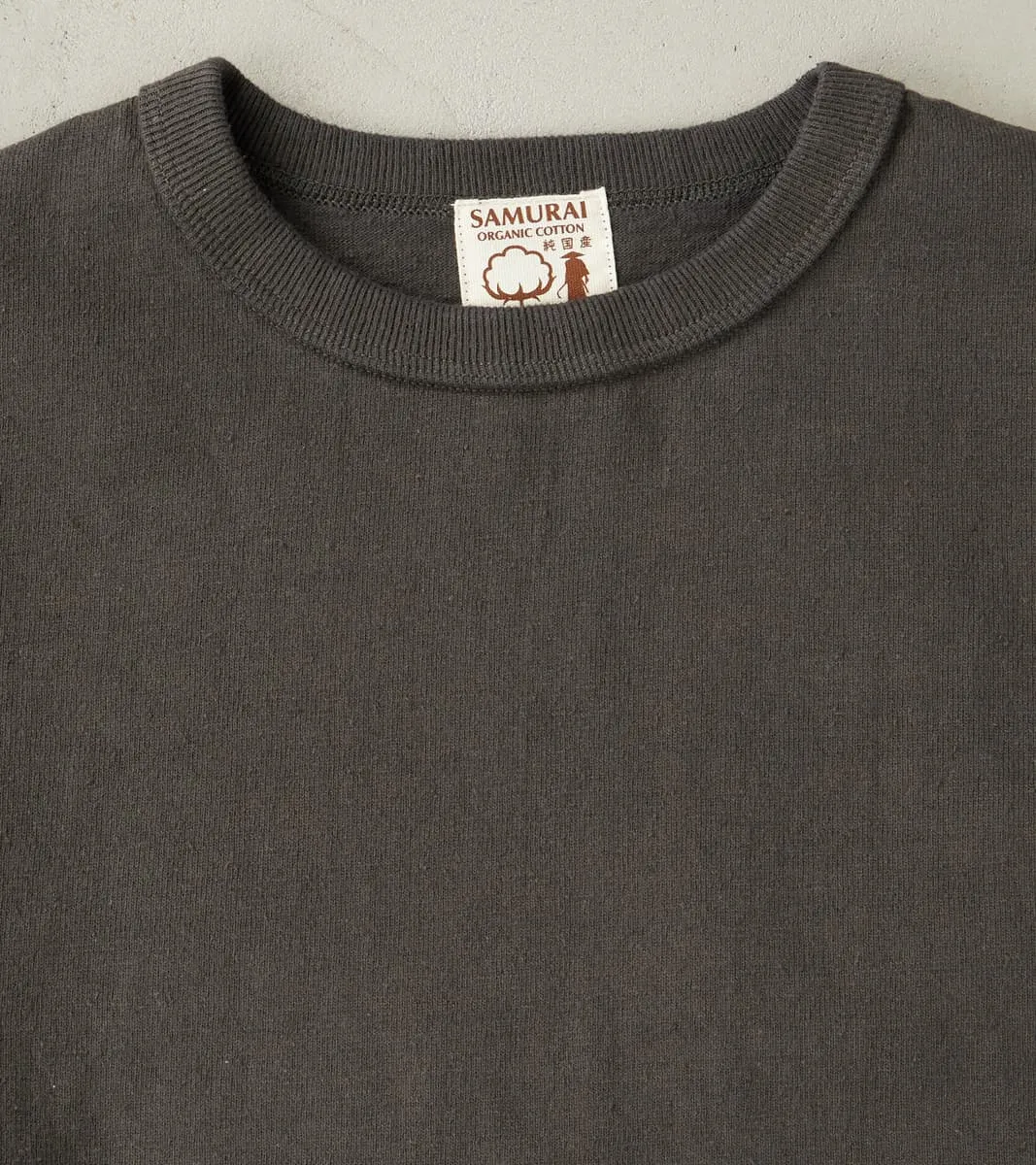 SJSLT-SC01 Japanese Cotton Long Sleeve T-Shirt - Kuromame sold by Division Road product image thumbnail 3