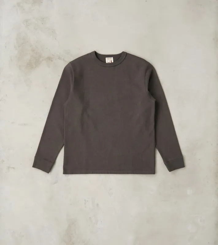 SJSLT-SC01 Japanese Cotton Long Sleeve T-Shirt - Kuromame sold by Division Road