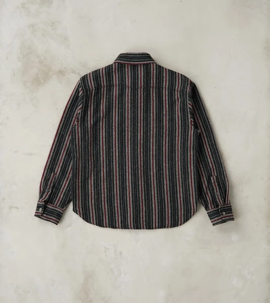 Bodie - Japanese Wool Blend Twill - Black Stripe sold by Division Road product image thumbnail 2